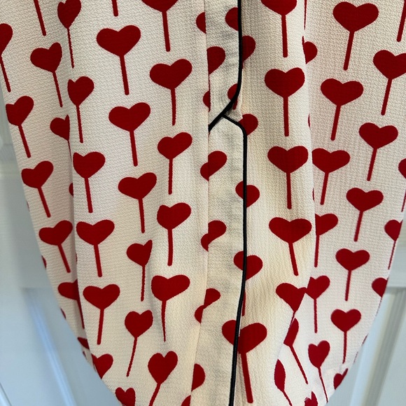 Top shop Red Heart dress with black piping - Picture 8 of 12